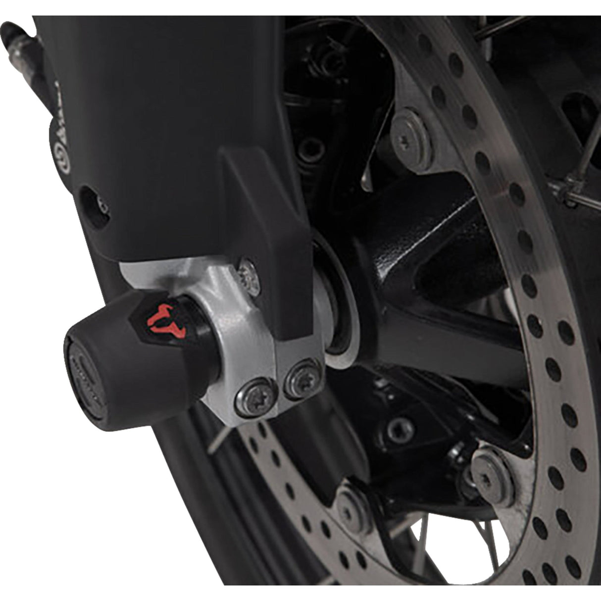 SW-MOTECH 0505-2242 STP.07.176.11502/B Front Axle Slider Axle Sliders - Front - Set - BMW 750/800/850/900