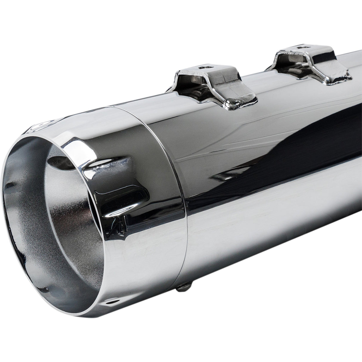 S&S Cycle 4-1/2" MK45 Performance Mufflers — Thruster Chrome Thruster - 550-0665 For Harley Touring 2017-2026