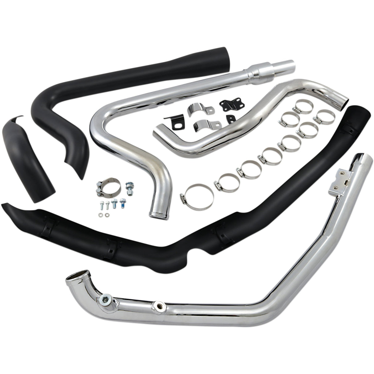 Cobra True Dual 2-Into-2 Header System - 6257RB For Harley Touring 2017-2022