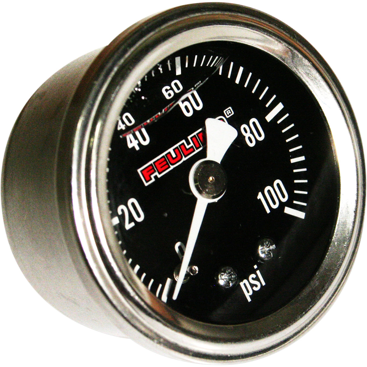 FEULING OIL PUMP CORP. 2212-0611 9043 Oil Pressure Gauge — Back Port Liquid Filled Oil Pressure Gauge - 1.5" Dial - 1/8" Back Port - Black Face