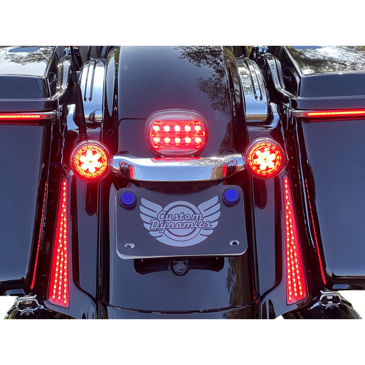 CUSTOM DYNAMICS 2010-1403 PB-MINITL-SS6-R ProBEAM® Mini Add-On Tail Light - Red - '10-'13