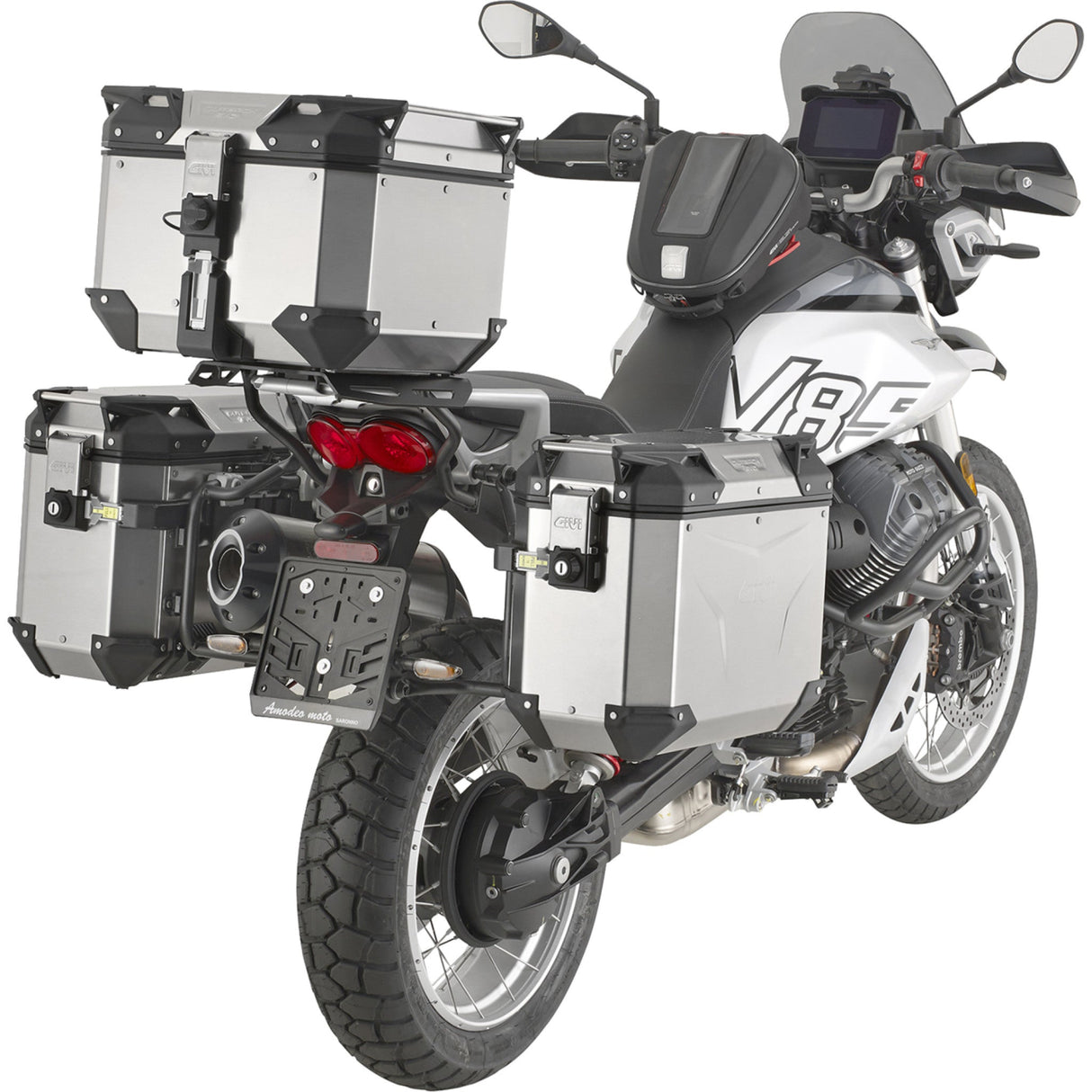 GIVI 3521-0269 PLO8209CAM Outback Side Rack Pannier Holder Side Rack Pannier Holder - Outback - Guzzi V85