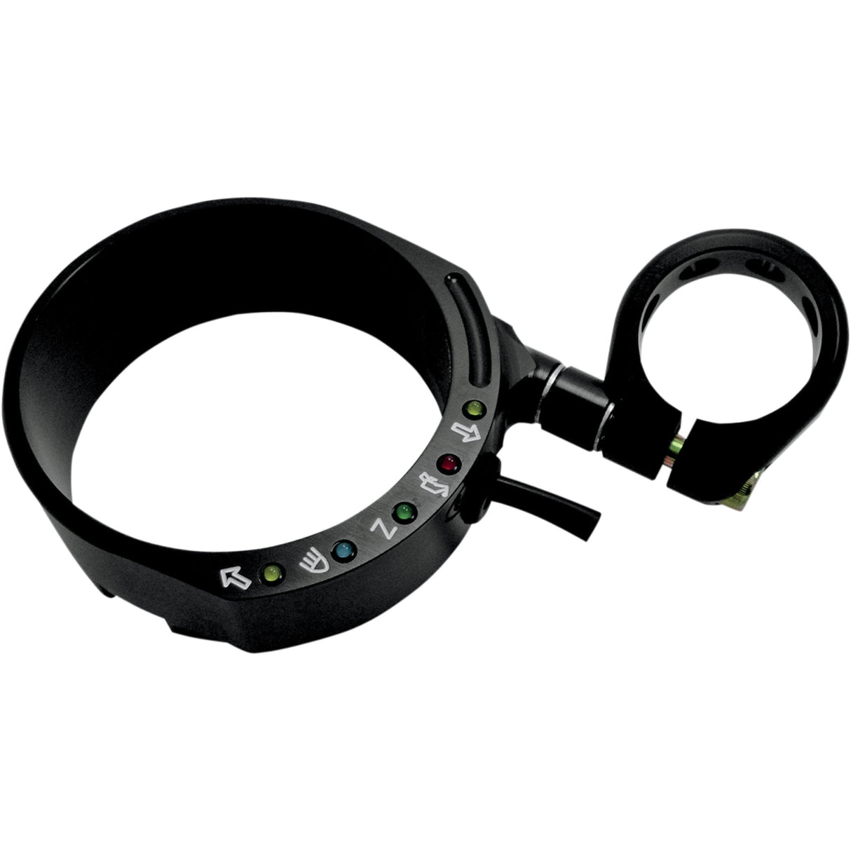 JOKER MACHINE 2210-0223 10-305B Speedometer Relocation Bracket - Black - For 49 mm Fork