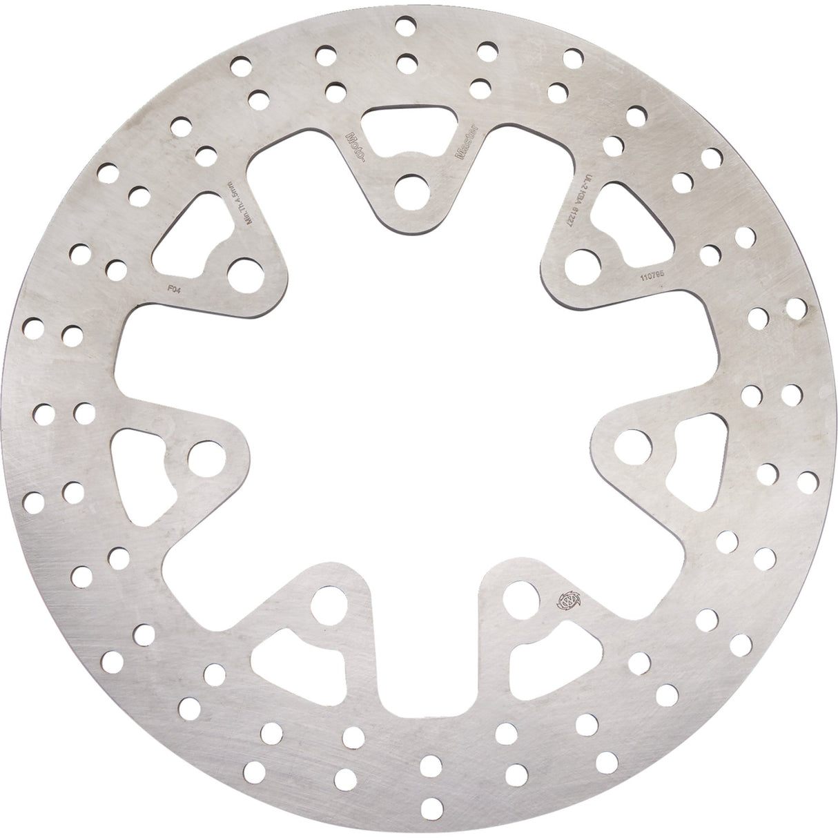 MOTO-MASTER 1711-2200 110795-PU Brake Rotors Brake Rotor - Front Right/Front Left - Halo