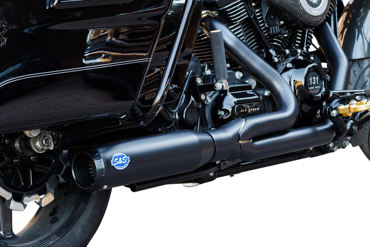 2-into-1 Qualifier Exhaust System - Race Only - Guardian Black - 1800-2688