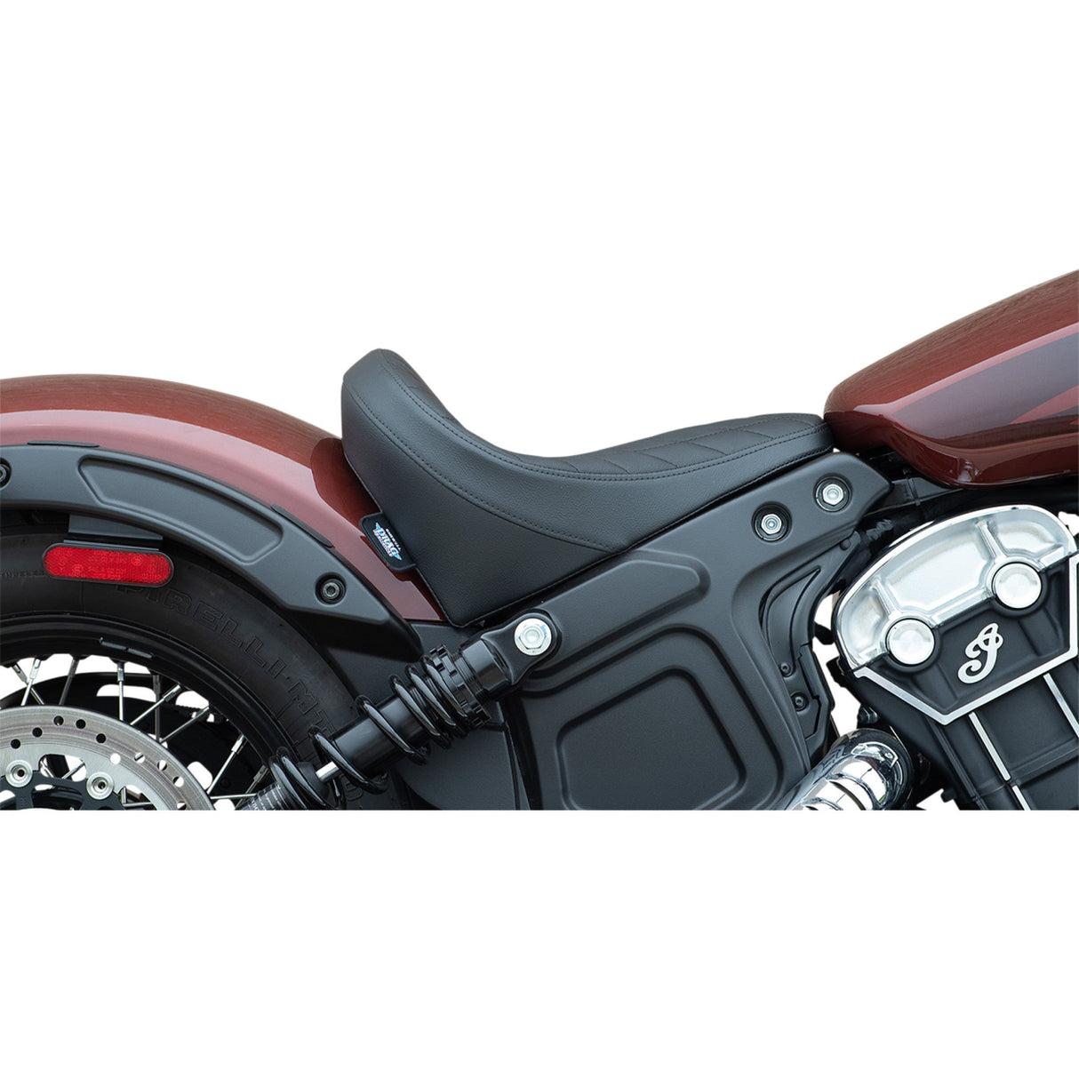 DRAG SPECIALTIES 0810-2257 Bobber Solo Seat Solo Seat - Diamond - Black - Vinyl