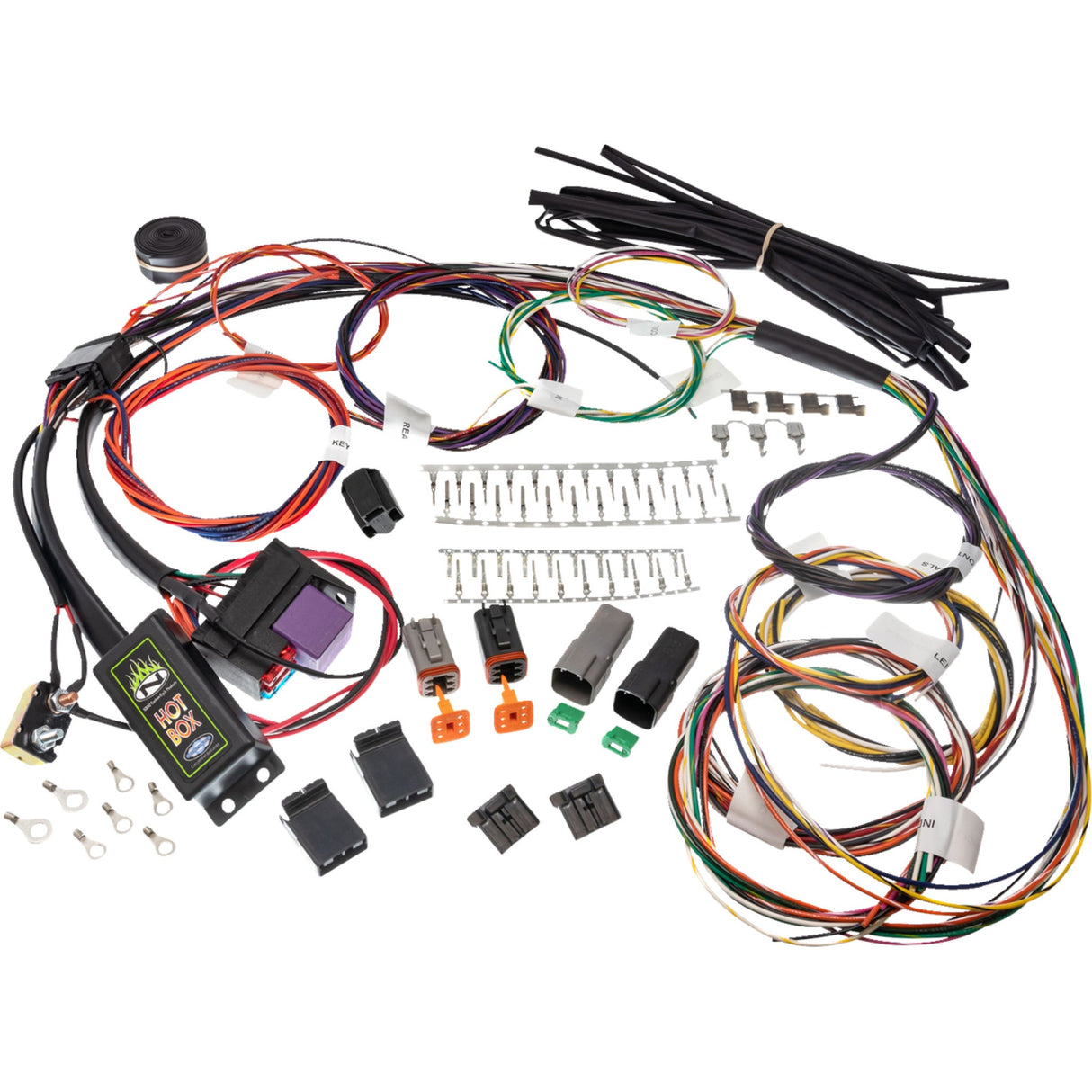 NAMZ 2120-1403 NCBH-02 Turn Signal Harness Kit Harness Kit - Turn Signal - White/Amber LED