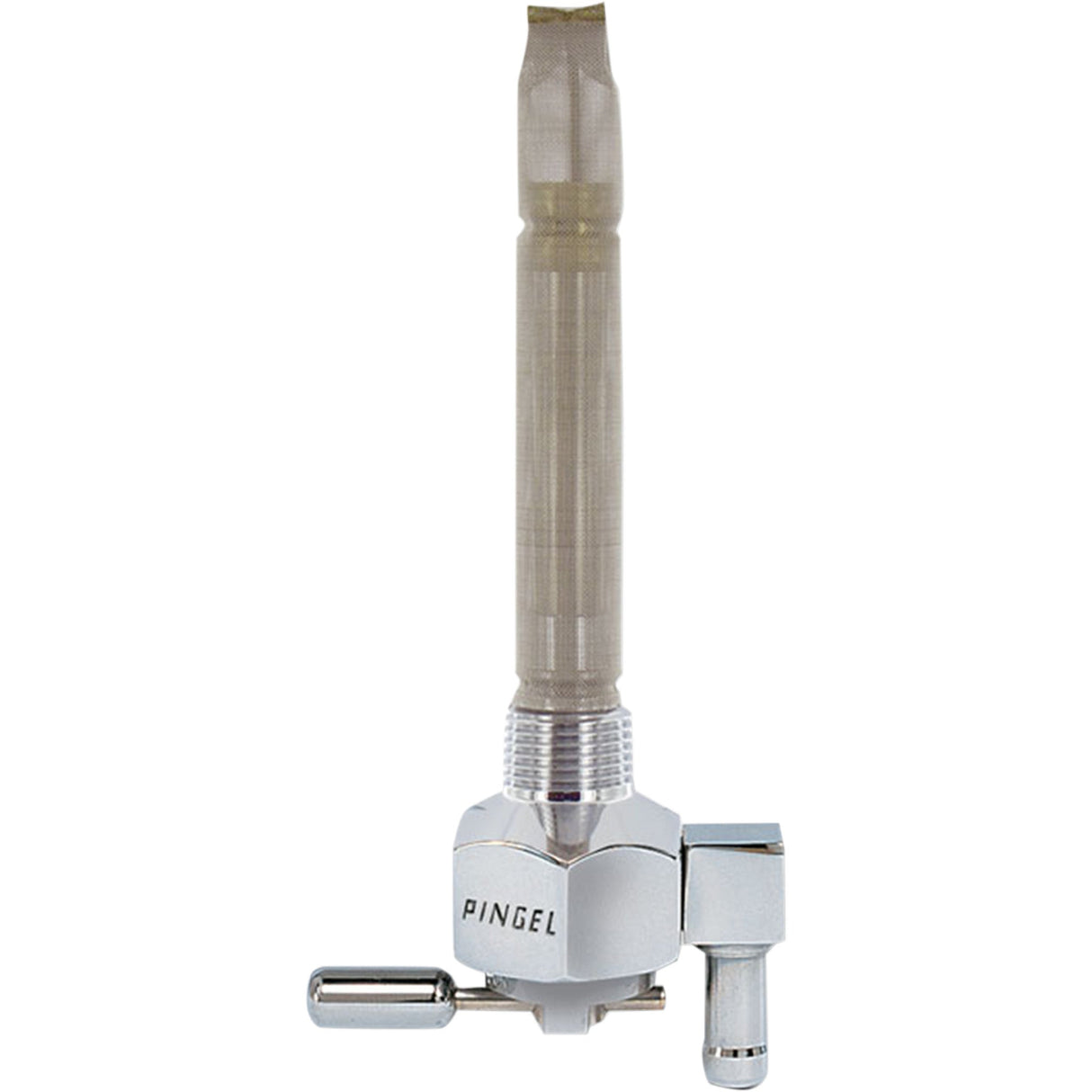 PINGEL DS-390213 6291-CH Power-Flo Fuel Valve - Hex Fuel Valve - Chrome - 3/8" NPT