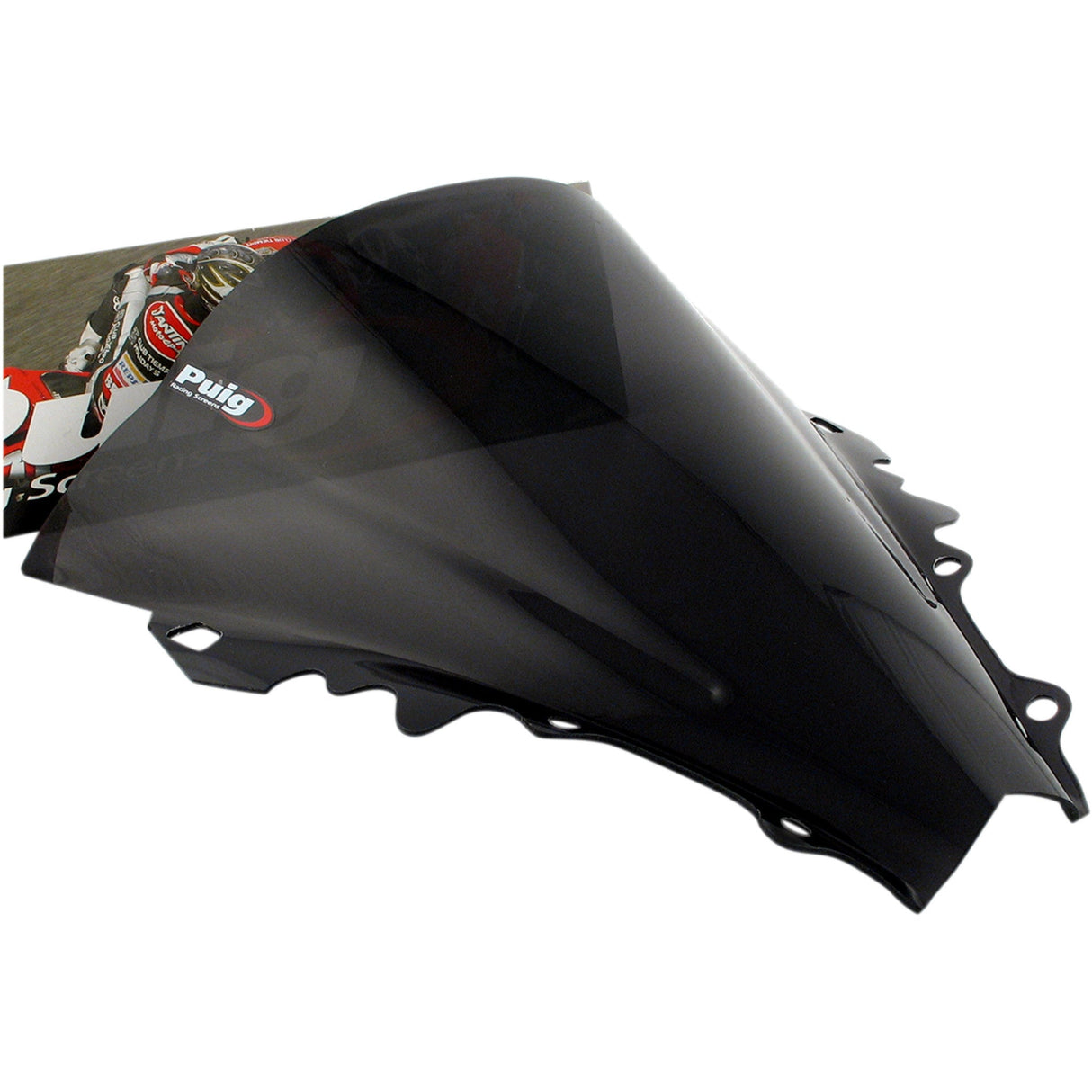 PUIG HI-TECH PARTS 2301-2409 4059F Z-Racing Windscreen Race Windscreen - 12-1/2" - Dark Smoke - YZF-R6