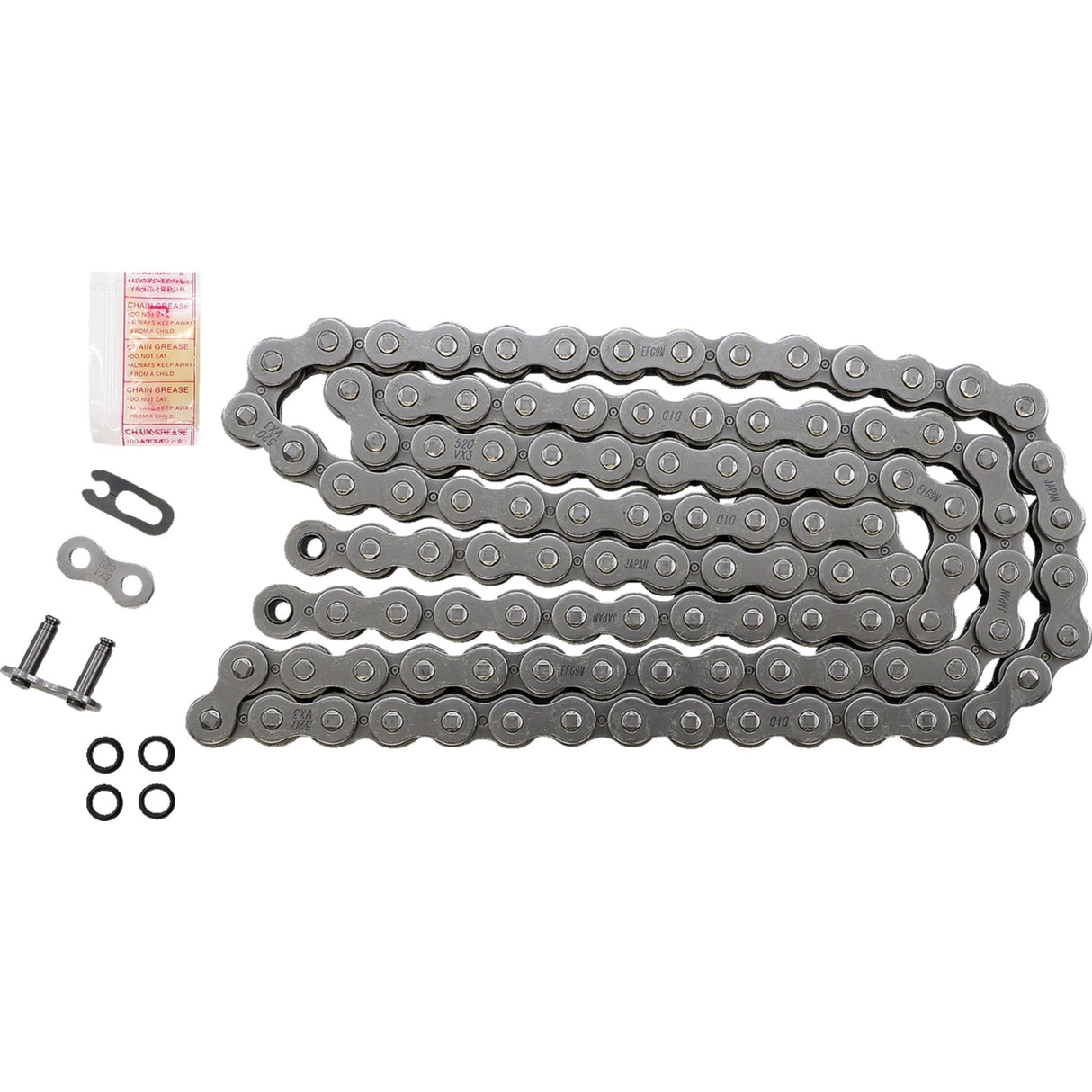 DID 1223-1421 M520VX3X108FB 520VX3 Chain 520 VX3 - Chain - 108 Links