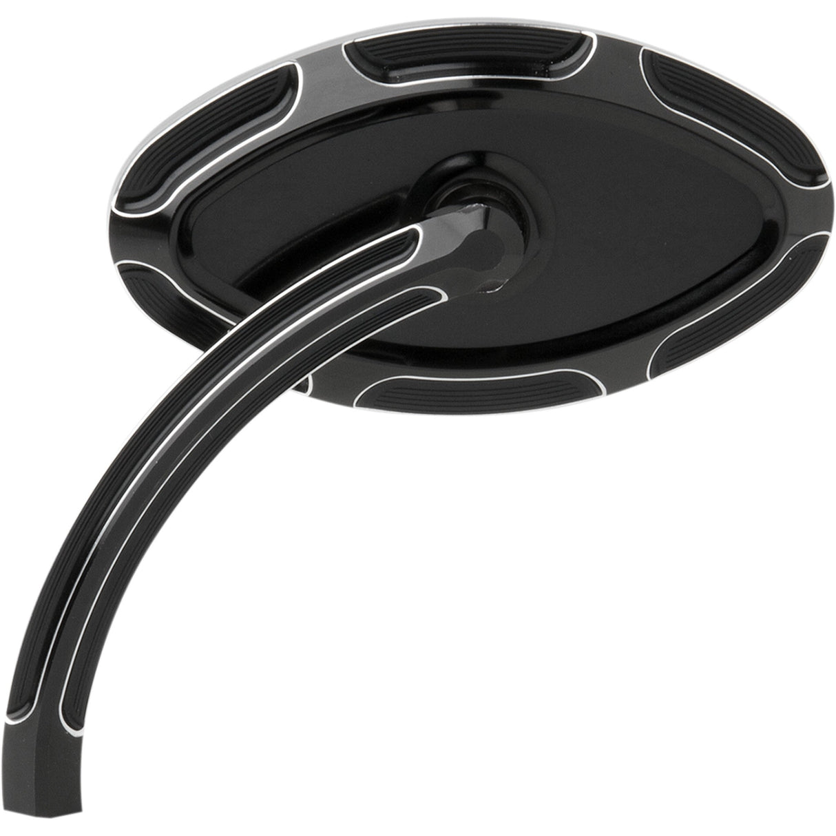 ARLEN NESS 0640-0755 13-130 Cats Eye Forged Billet Mirror - Black - Left