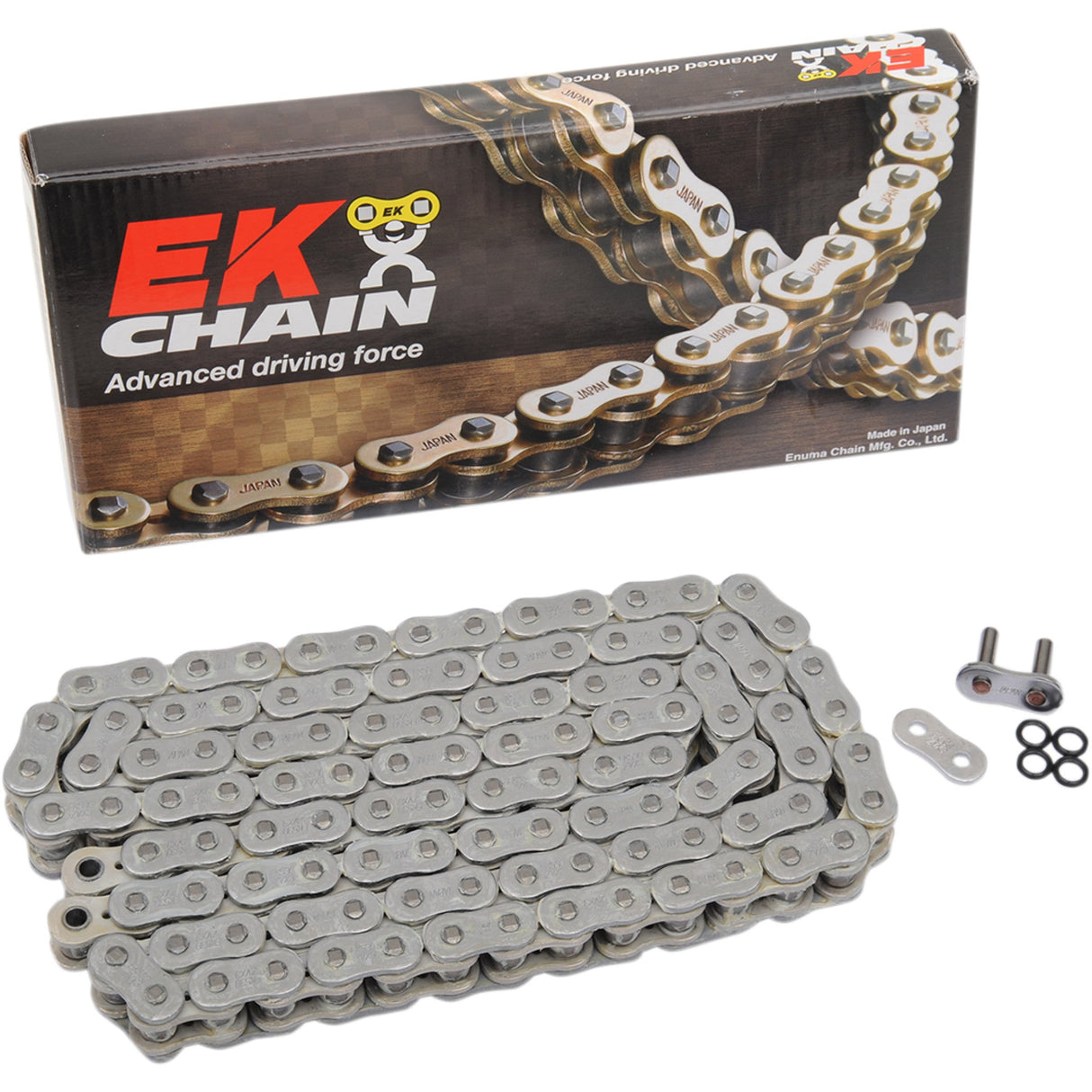 EK 1223-0678 520ZVX3-120C 520 ZVX3 Extreme Sportbike Series Chain 520 ZVX3 - Sportbike Chain - 120 Links - Chrome