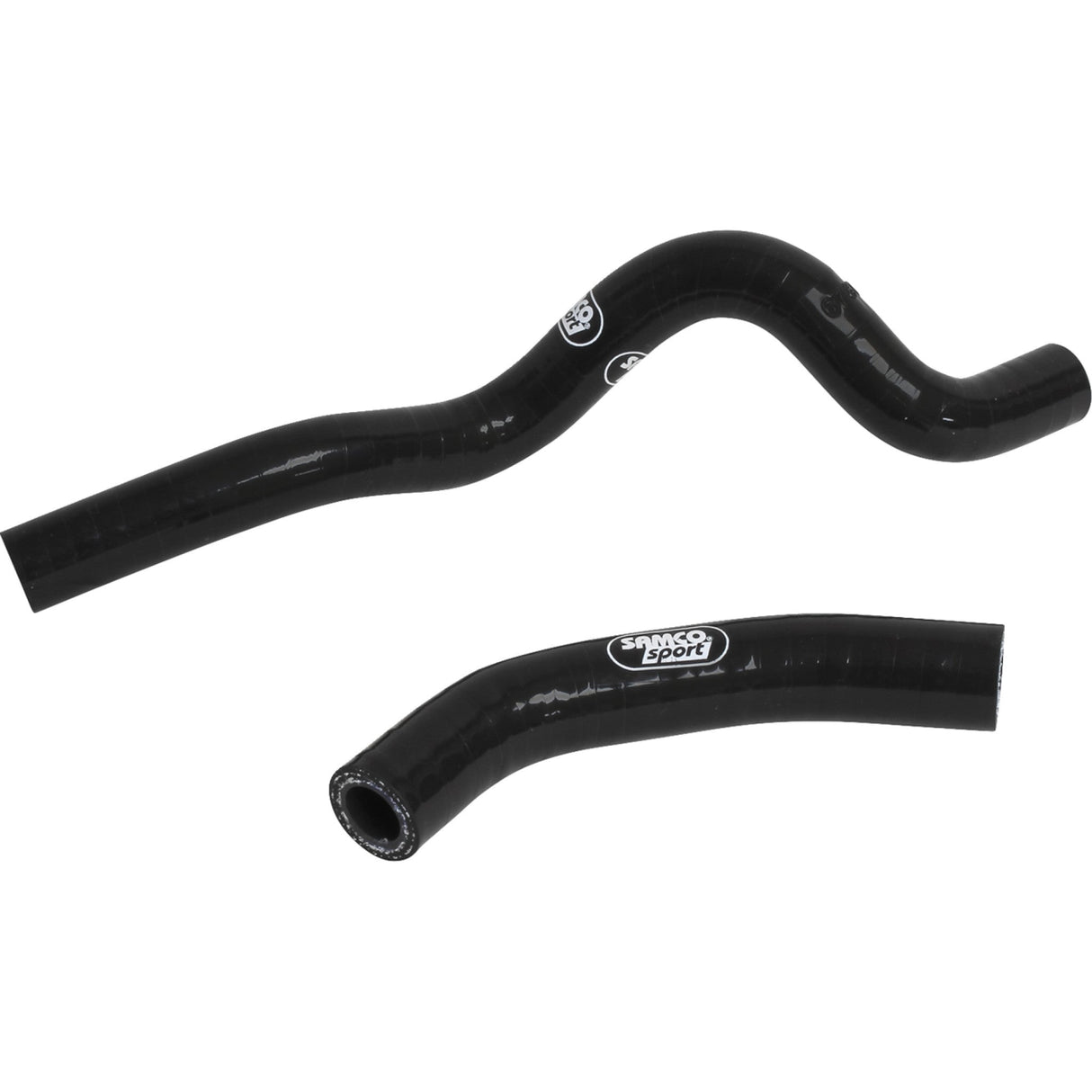 Samco Sport Radiator Hose Kit — Standard Black - HAR-5-BK For Harley Touring 2017-2022
