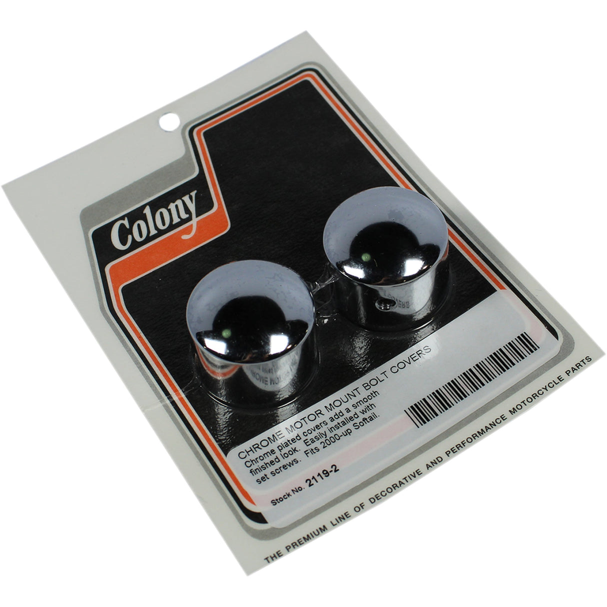 Colony Motor Mount Bolt Cover Softail - 2119-2 For Harley Softail 2000-2020
