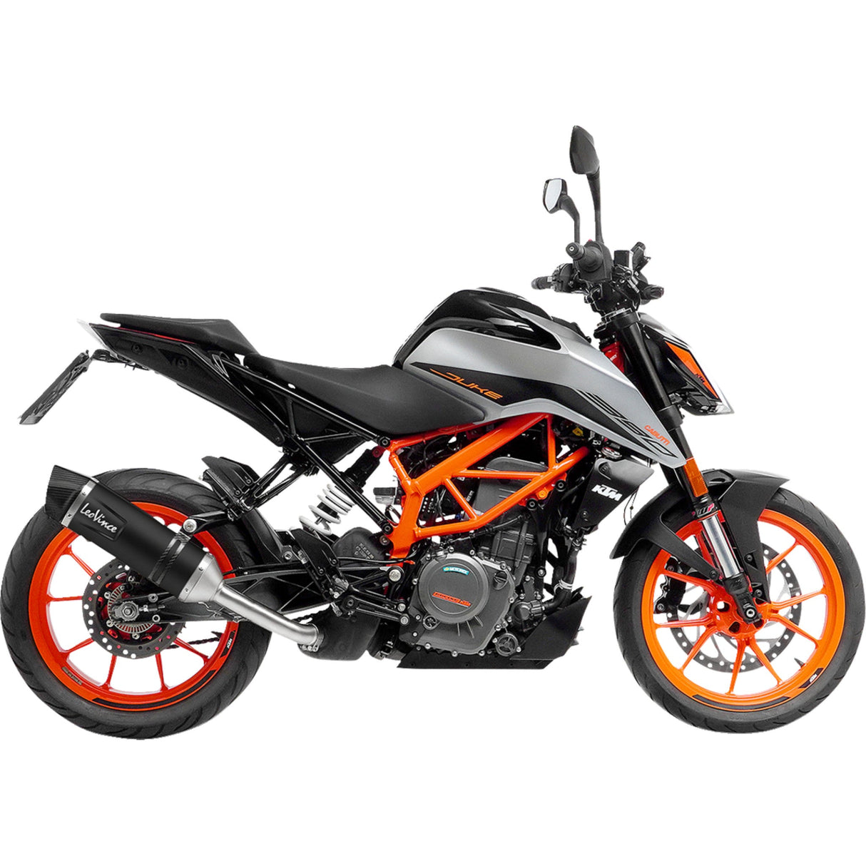 Leovince LV One Evo Muffler - 14393EBU KTM 125 Duke / 390 Duke 2021-2023