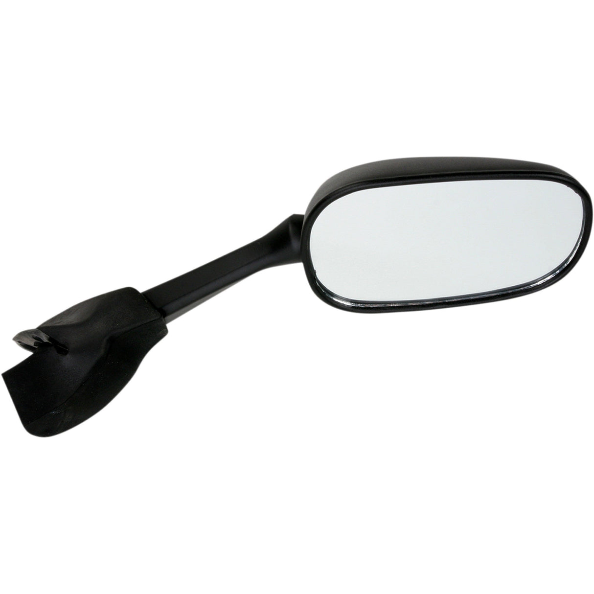 EMGO 0640-0355 20-80571 OEM-Style Replacement Mirror Mirror - Side View - Rectangle - Black - Right