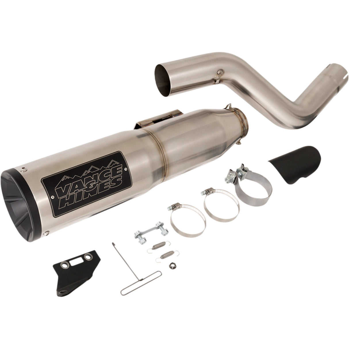Vance & Hines Adventure Hi-Output 450 Slip-On Muffler Stainless Steel - 16533 For Harley Pan America 2021-2025