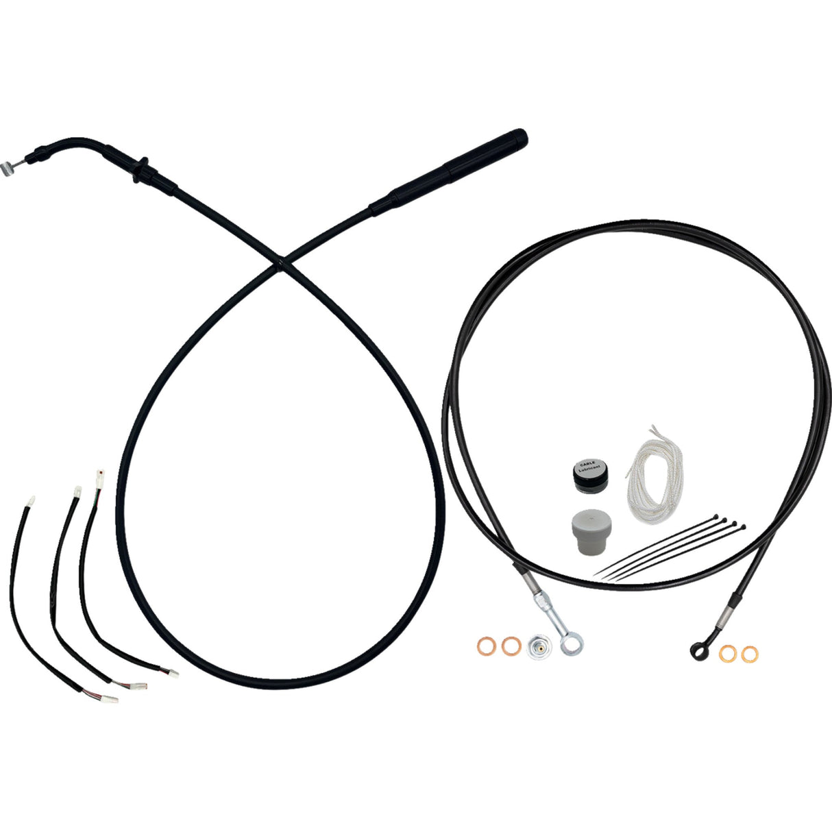 Fat Baggers Inc. Cable Kit - 249011-B For Harley Street Glide 2023-2026