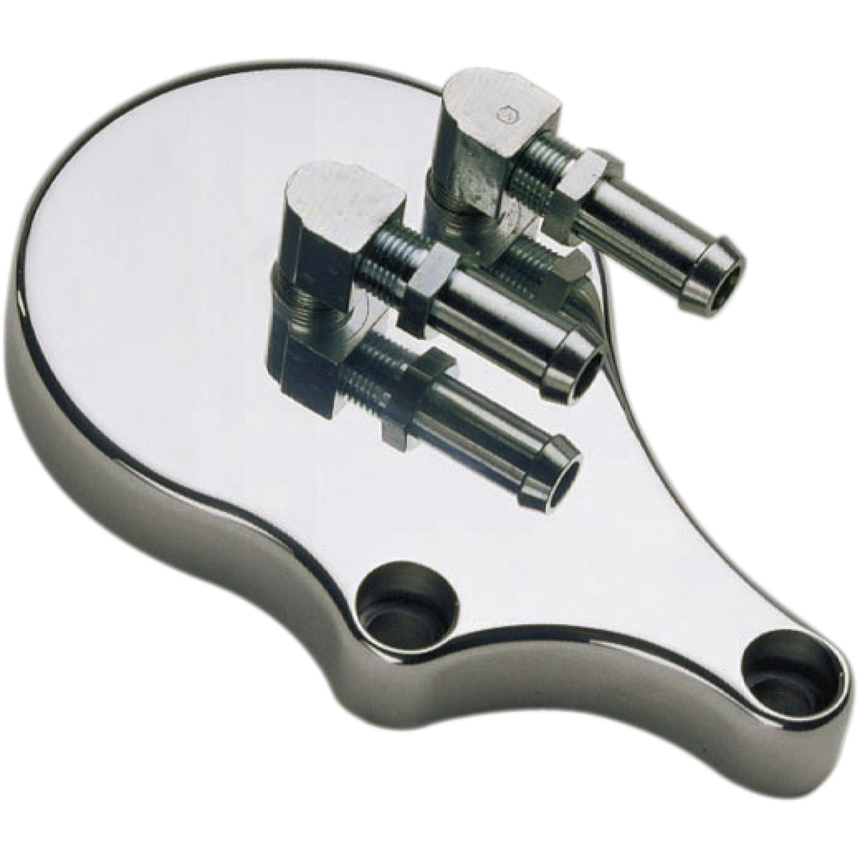 PRO-ONE Perf.mfg. Slimline Billet Oil Filter Mount Chrome - 203150 For Harley Motorcycles 1992-2000