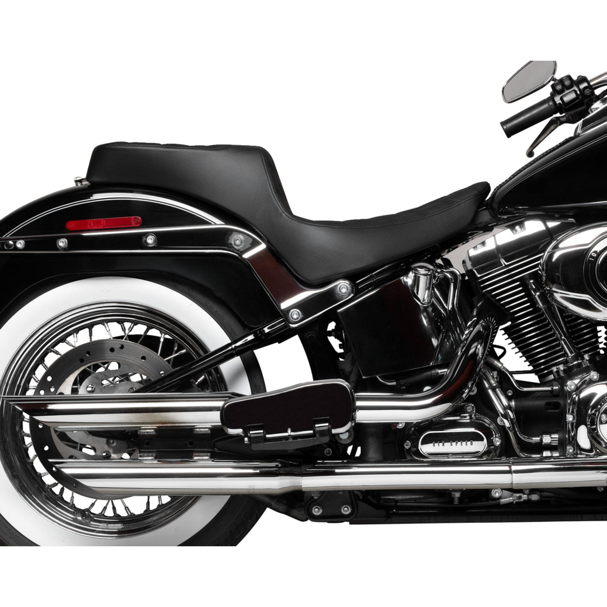 DRAG SPECIALTIES Performance Predator 2-Up Seat III - FL '00-'17