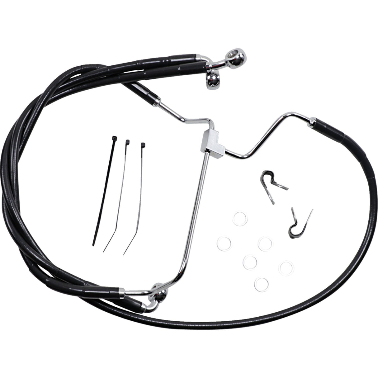 DRAG SPECIALTIES Extended Length Brake Line Kit