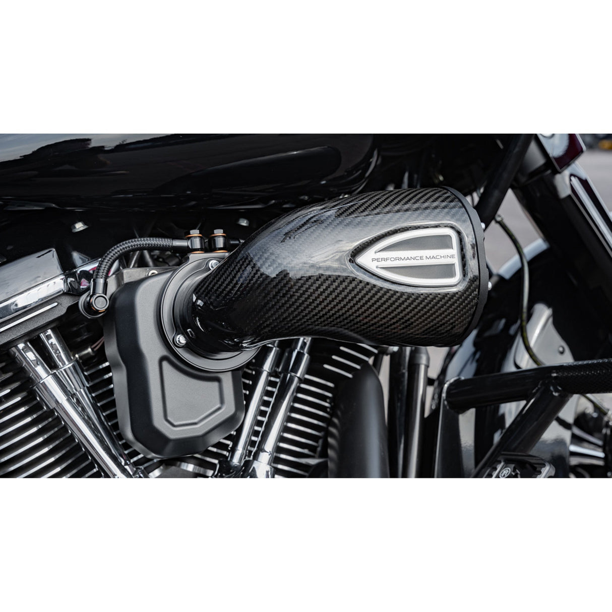 Performance Machine C4 Series Air Cleaner - 0206-2163-SMB For Harley Touring 2023-2026