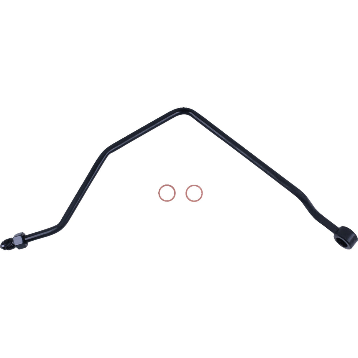 Magnum Shielding Hydraulic Control Unit Brake Line Adaptor HCU to Caliper Rear Black Pearl - AS4623 For Harley Softail 2018-2024