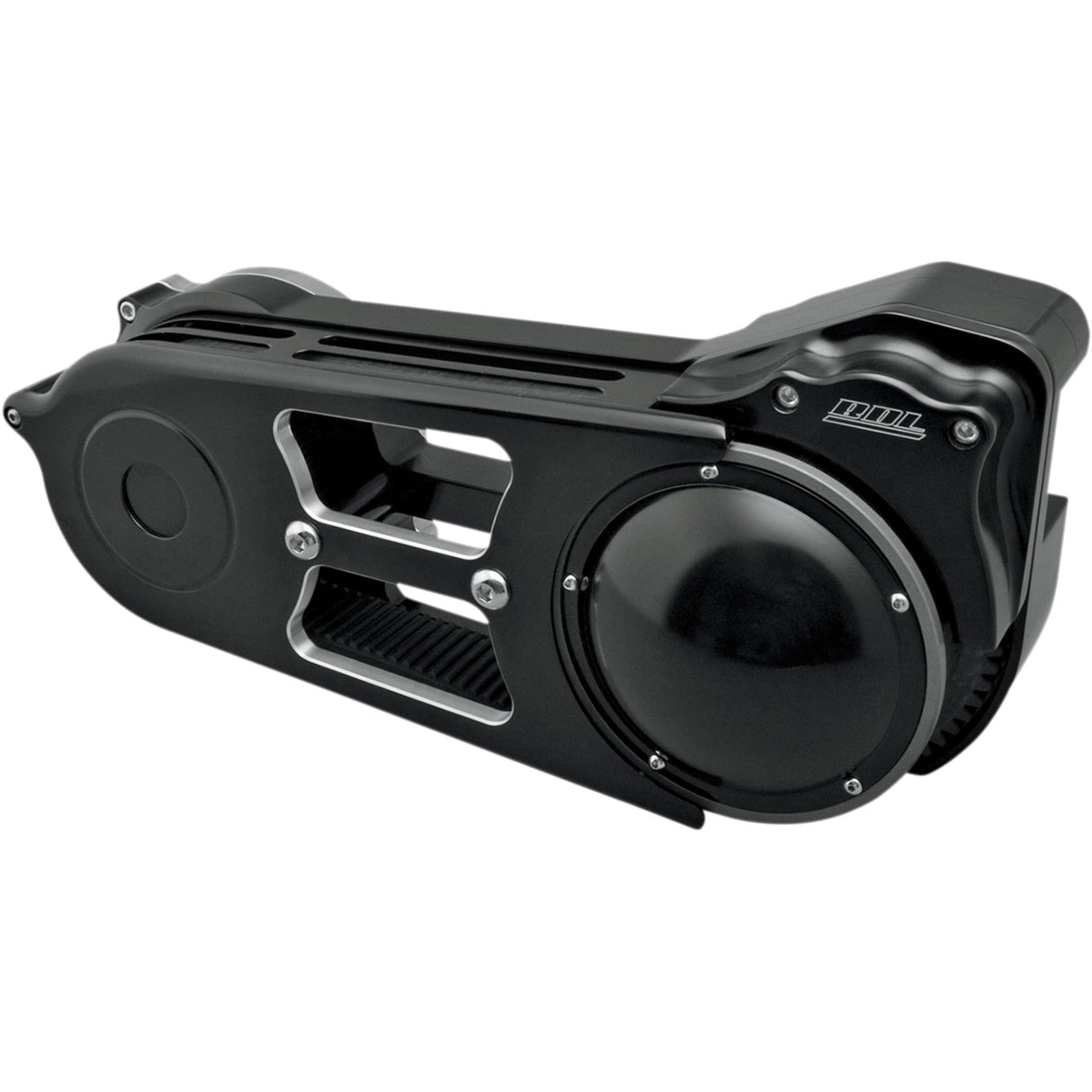 Belt Drives LTD. 2" Belt Drive Kit With Top Belt Guard Black - EV-600-B For Harley Softail 1990-2006