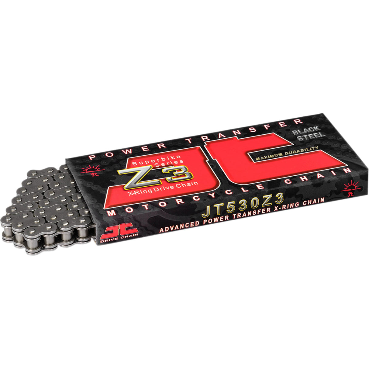 JT CHAINS 1223-1058 JTC520Z3-110RL 520 Z3 Heavy Duty X-Ring Sealed Drive Chain 520 Z3 - Heavy Duty Drive Chain - 110 Links