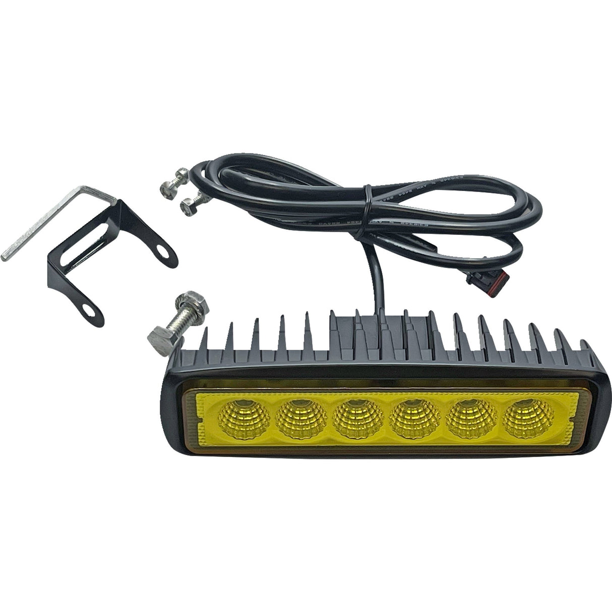 Custom Dynamics Yellow High Power LED Driving Light Bar LED Selective Yellow Lens - LB-HP-Y-2 For Harley Motorcycles 1987-2023