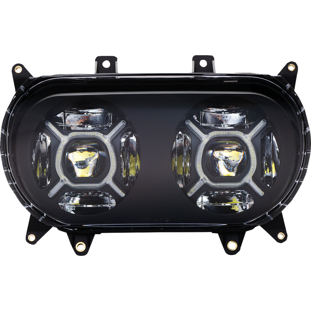 CUSTOM DYNAMICS 2001-2605 PG-RG-B ProGLOW™ Double-X LED Headlight - Black - Road Glide