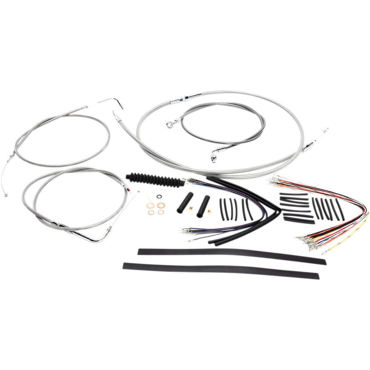 Magnum Shielding Cable Kit - 589251 For Harley Softail 2007-2010