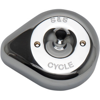 S&S Cycle Stealth Air Cleaner Cover Teardrop Chrome - 170-0530