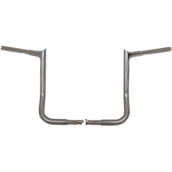 FAT Baggers INC. 1-1/4" EZ Install Pointed Top Handlebar 14" Chrome - 905014 For Harley Touring 1986-2022