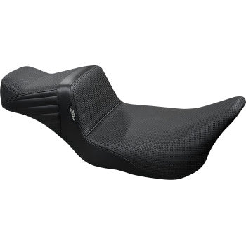 LePera Tailwhip Daddy Long Legs Seat Basketweave Black - LK-587DLBW For Harley Touring 2008-2023