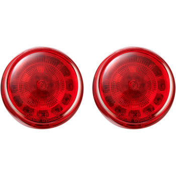 Custom Dynamics ProBEAM® Turn Signal Inserts 1156 Red - PB-R-1156 For Harley Motorcycles 2000-2024