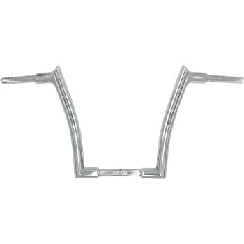 FAT Baggers INC. 1-1/2" EZ Install Pointed Top Handlebar 14" Chrome - 807014 For Harley Touring 2008-2016