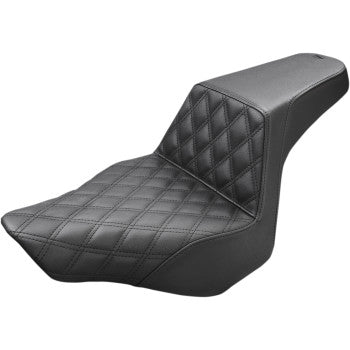 Saddlemen Step-Up Seat — Front Lattice Stitch Black Fxsb - 813-27-172 For Harley Breakout 2013-2017