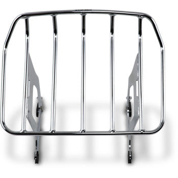 Cobra Big Ass® Detachable Luggage Rack — Flip-Up Chrome - 602-2600 For Harley Touring 2009-2022
