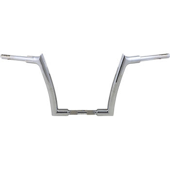 FAT Baggers INC. 1-1/2" EZ Install Pointed Top Handlebar 12" Chrome - 807012 For Harley Touring 2008-2016
