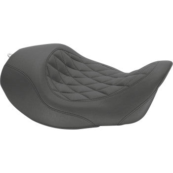 Mustang Wide Tripper™ Seat Diamond Black - 76710 For Harley Motorcycles 2006-2017