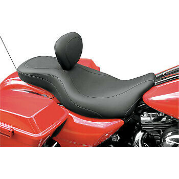 Mustang Wide Tripper™ 2-Up Seat Driver Backrest - 79603 For Harley Touring 2008-2025