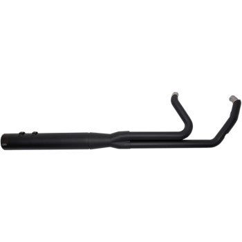 S&S Cycle 2-Into-1 Sidewinder® Exhaust System FL M8 Black Ceramic - 550-0729 For Harley Touring 2017-2026