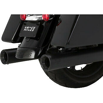 Vance & Hines Eliminator 400 Slip-On Mufflers Matte Black - 46714 For Harley Touring 2017-2026