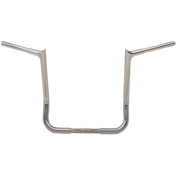 FAT Baggers INC. 1-1/4" EZ Install Pointed Top Handlebar 16" Chrome - 905016 For Harley Touring 1986-2022