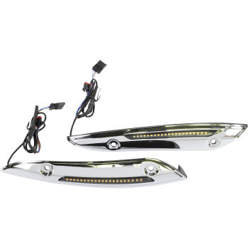 Custom Dynamics Windshield Trim - CD-RG-WT-AW2-C For Harley Road Glide 2015-2025