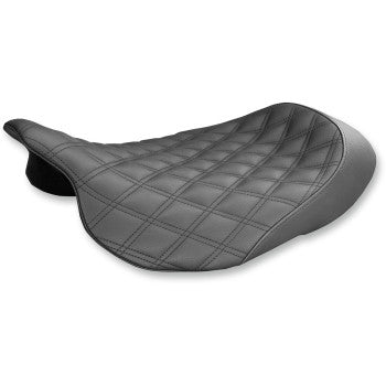 Saddlemen Renegade™ Lattice Stitch Solo Seat Black Lattice Stitched - 808-07B-002LS For Harley Touring 2008-2025