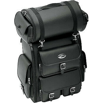 SADDLEMEN 3515-0096 3515-0096EX2200 Sissy Bar Bag with Roll Bag Drifter