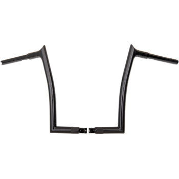 FAT Baggers INC. 1-1/4" EZ Install Pointed Top Handlebar 14" Black - 906014-B For Harley Road Glide 2015-2022