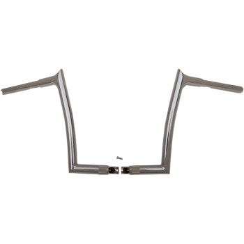 FAT Baggers INC. 1-1/4" EZ Install Pointed Top Handlebar 12" Chrome - 906012 For Harley Road Glide 2015-2022
